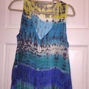 Red haute sleeveless top